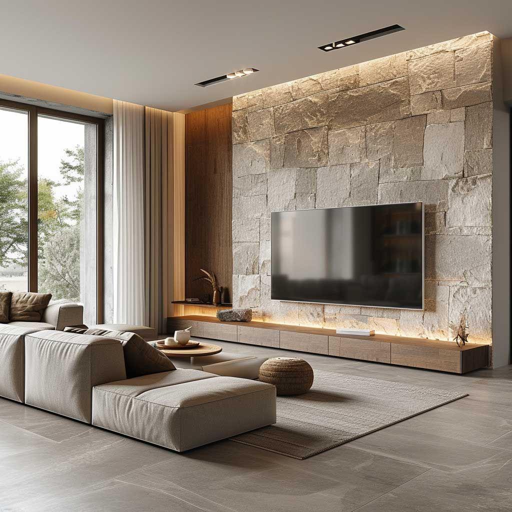Premium Stone Wall Cladding for Your Living Room