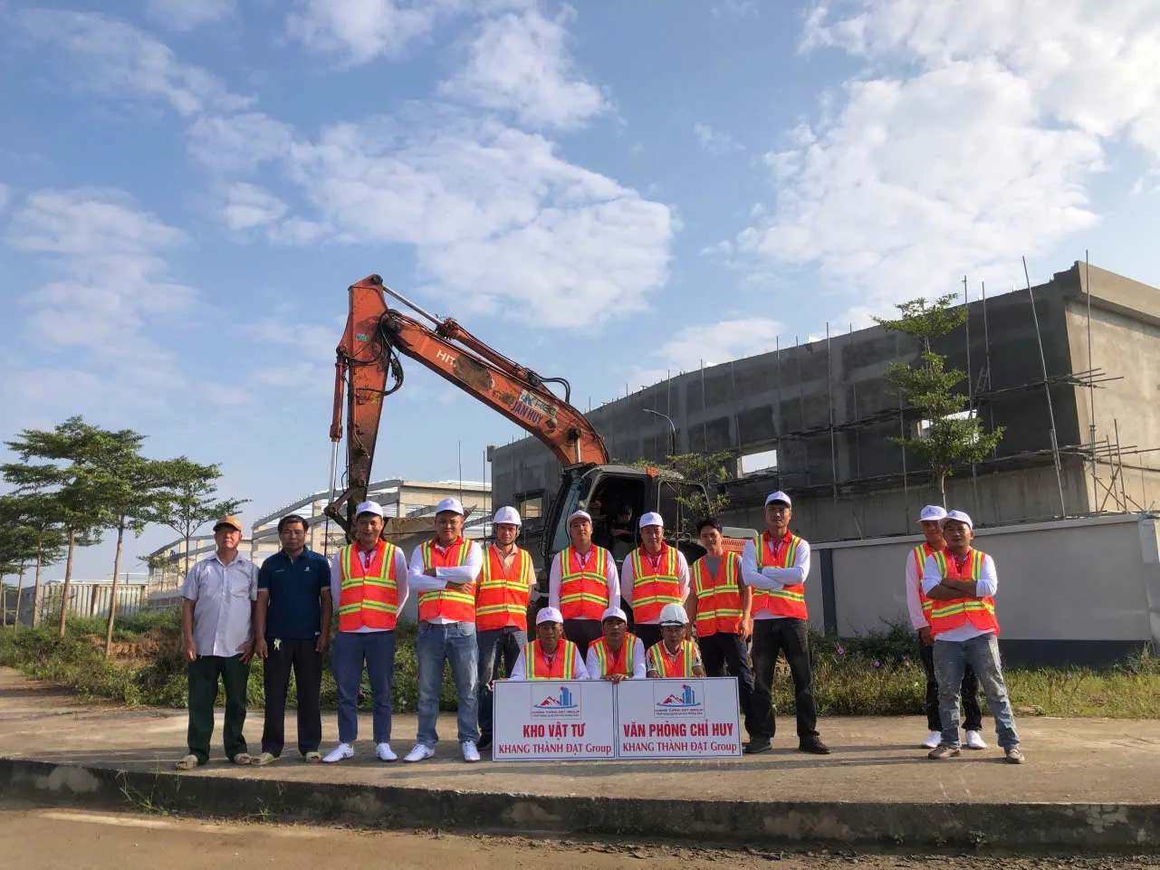Thi công dự án phía Bắc 